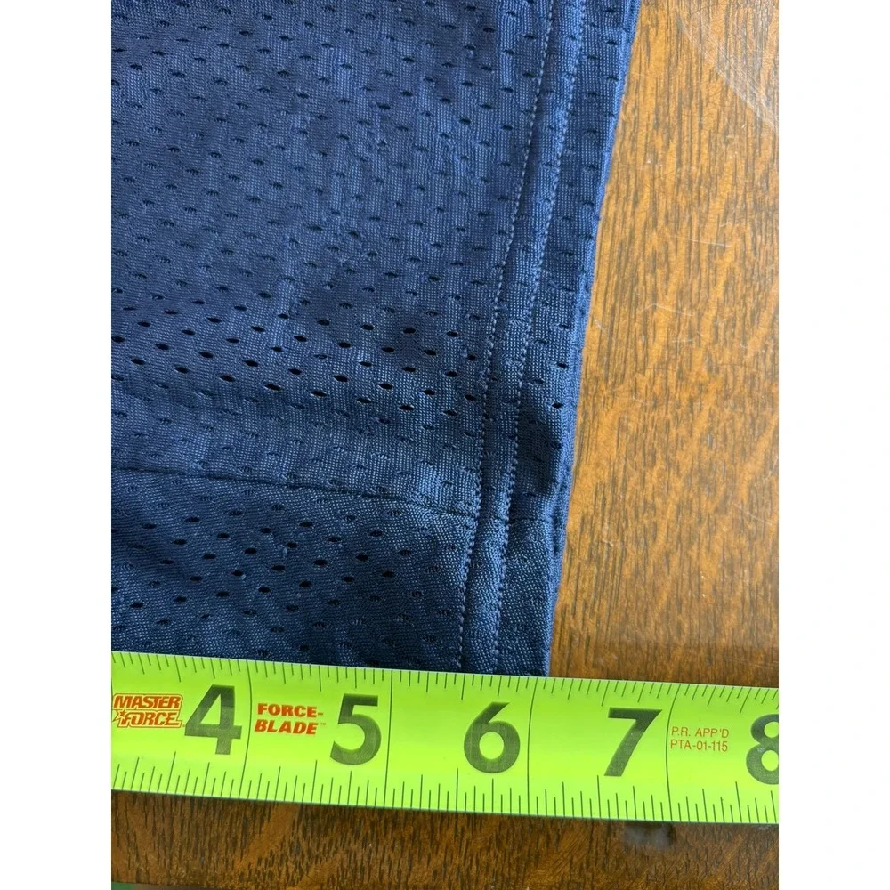 Vintage Y2K Nike Shorts Mens XL Navy Blue Athletic Mesh Performance‎ Swoosh